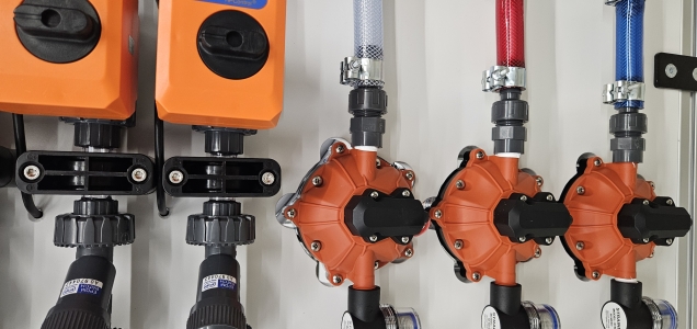 Detailansicht Beschichtungsanlage